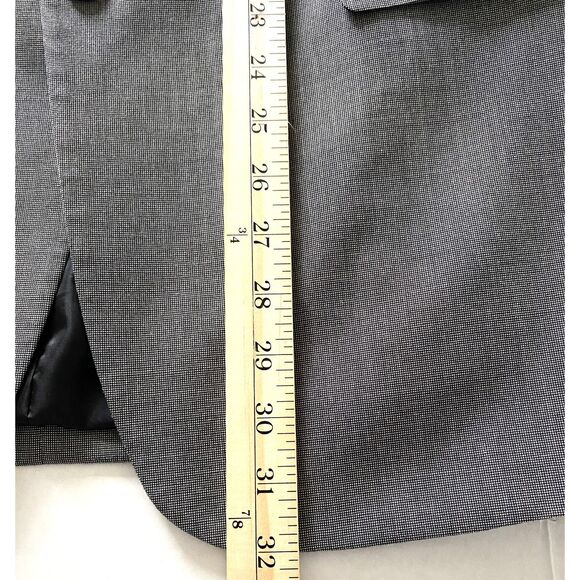 Tommy Hilfiger Gray Check 2-Piece Suit Jacket & Pants for Men Classic Fit Sz L40 - Picture 10 of 13